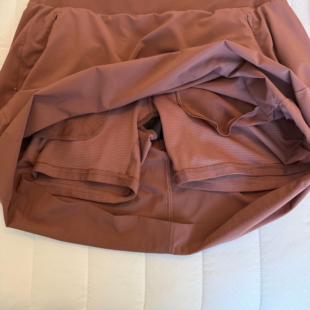 Athleta Soho Skort in Dusty Rose Brown size 8 Tall - Picture 7 of 11